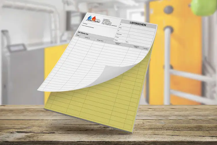 Fischer Michael Heizung & Sanitär Lieferschein